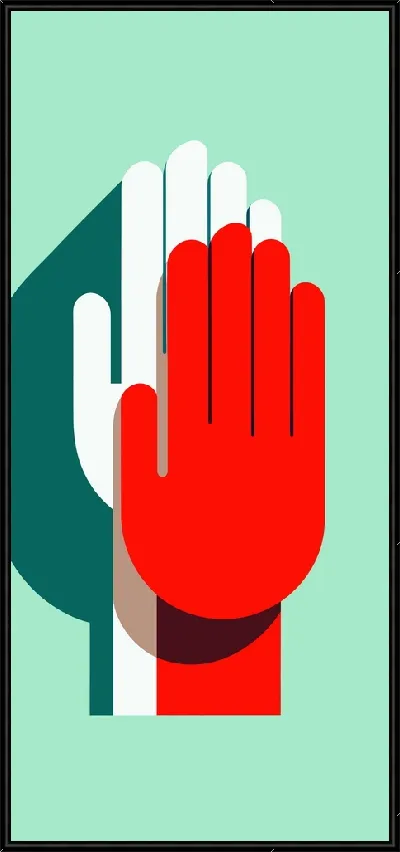 Картина Отпечаток руки №51