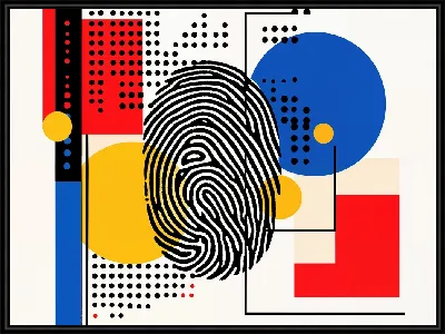 Картина Отпечаток пальца №59