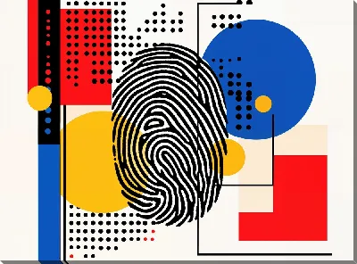 Постер Отпечаток пальца №59