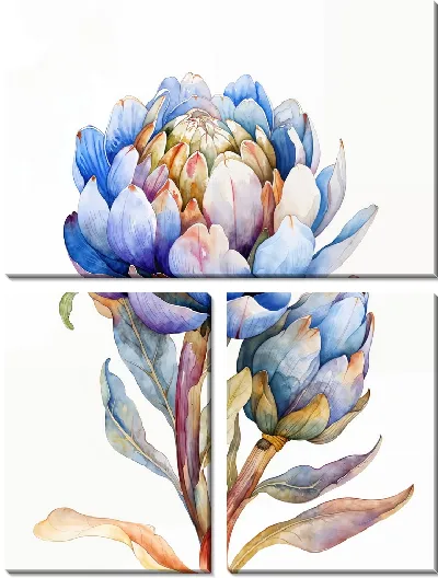 Модульная картина Артишок №1