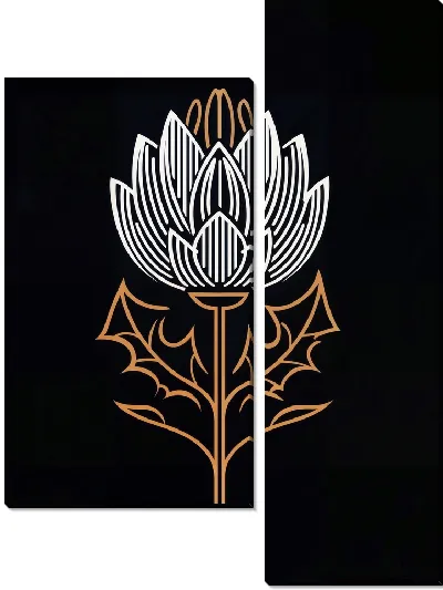 Модульная картина Символ артишок