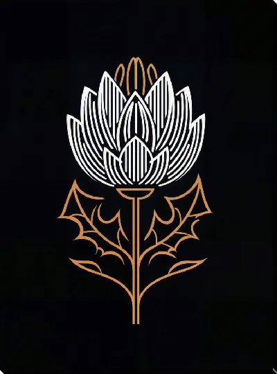 Картина маслом Символ артишок