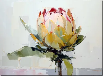 Картина маслом Артишок №13