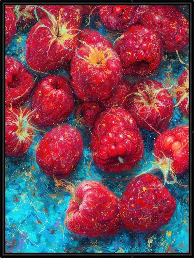 Картина Россыпь малины