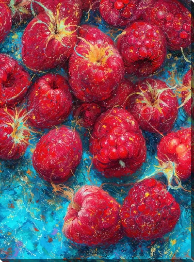 Постер Россыпь малины