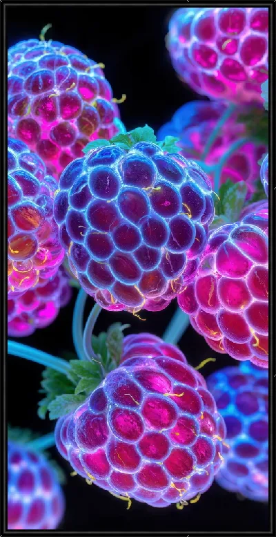 Картина Неоновая малина