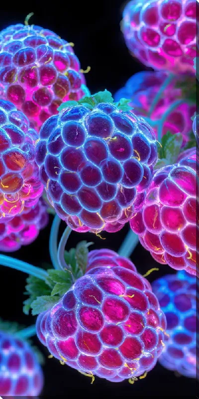 Постер Неоновая малина