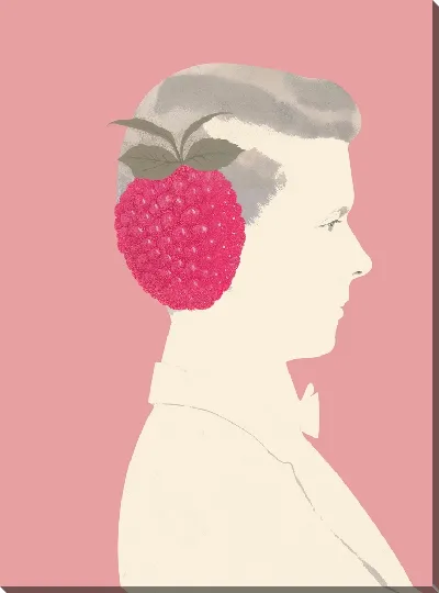 Картина маслом Малина вместо уха