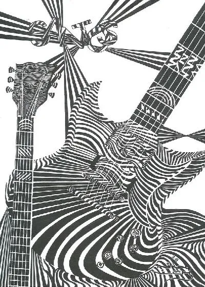 Плакат Гитара (Guitar) №5
