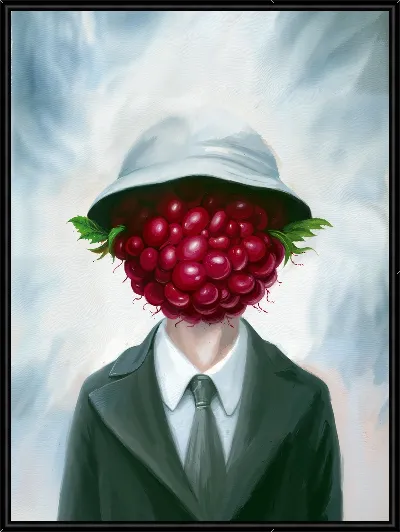 Картина Малина как лицо