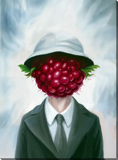 Постер Малина как лицо