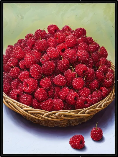 Картина Малина в корзинке