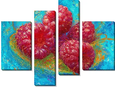 Модульная картина Малина №44