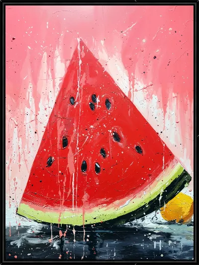 Картина Треугольный кусок арбуза