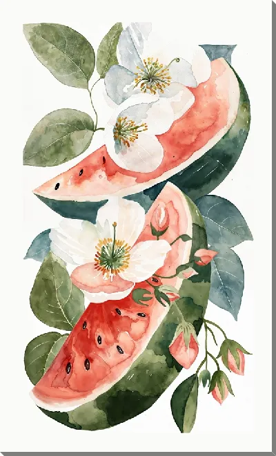 Картина маслом Арбуз №4