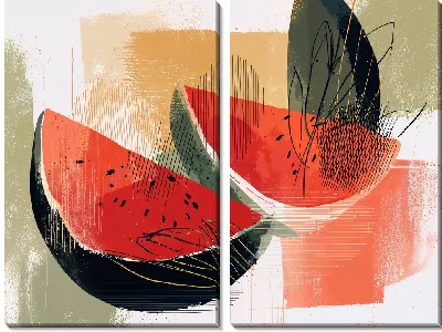 Модульная картина Арбуз №5