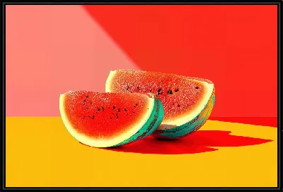 Картина Яркие дольки арбуза