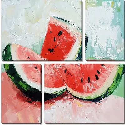 Модульная картина Арбузы №15