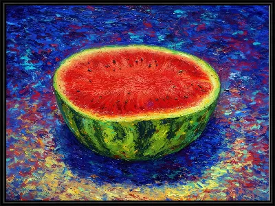 Картина Арбуз в стиле арт