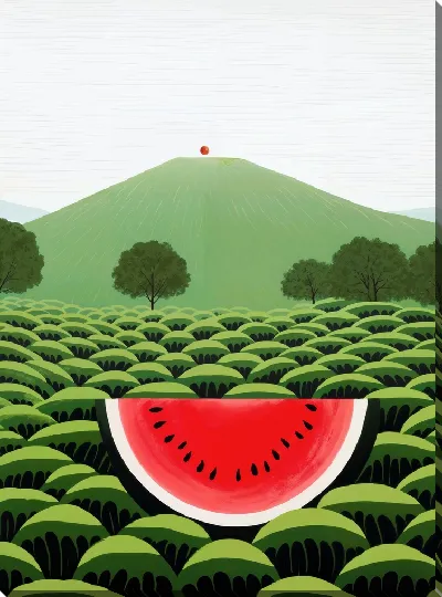 Картина маслом Арбуз №25