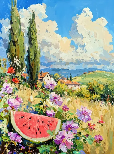 Плакат Арбуз №39