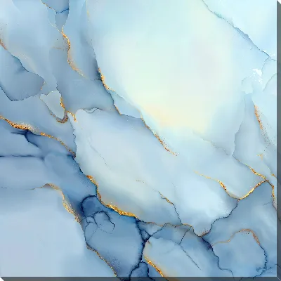 Картина маслом Техника мрамор