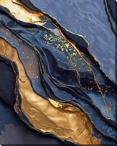 Картина маслом Мрамор №9