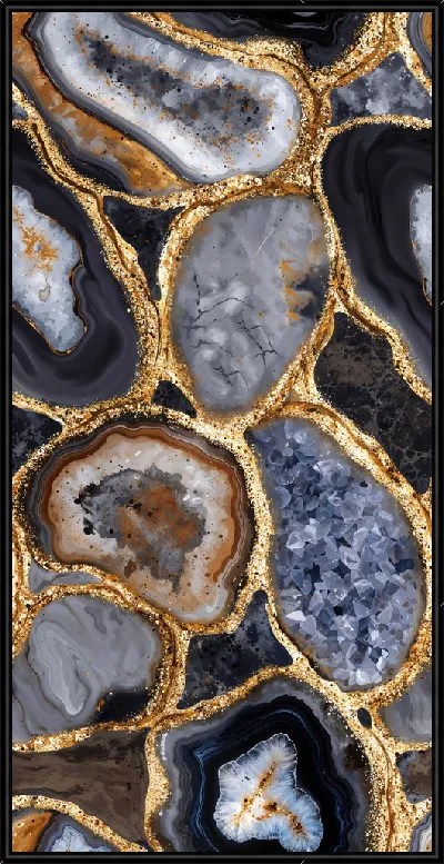 Картина Срез камней и мрамора