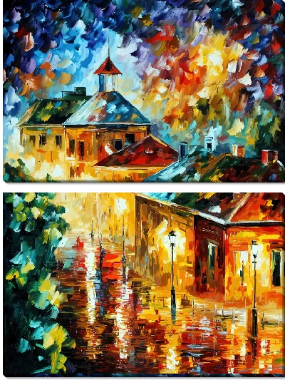 Картина Над крышами №12