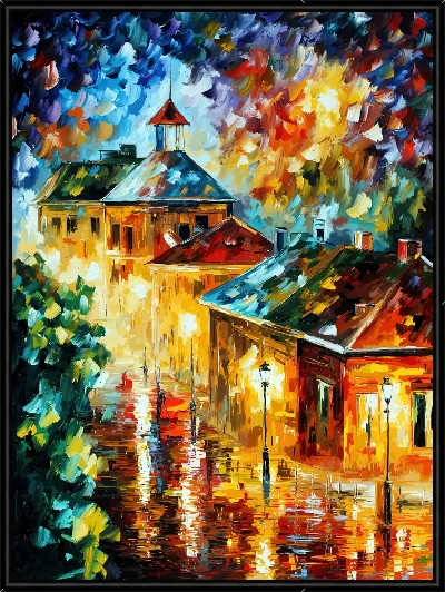 Картина Над крышами №12