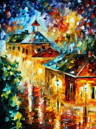 Картина Над крышами №12