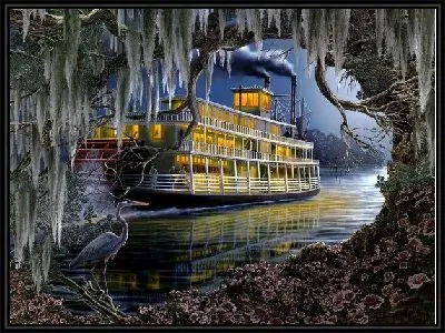 Картина Пароход (Steamer)