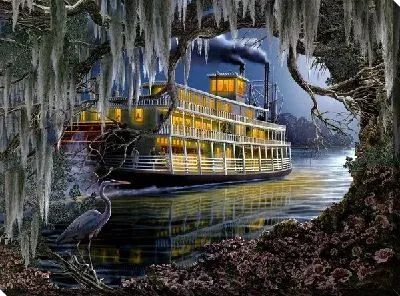 Картина Пароход (Steamer)