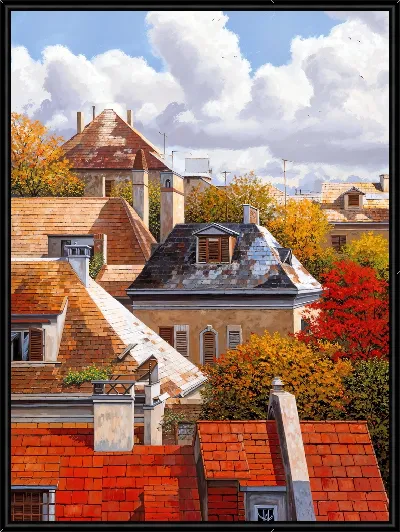 Картина Над крышами №31