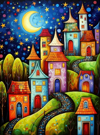 Плакат Над крышами №37