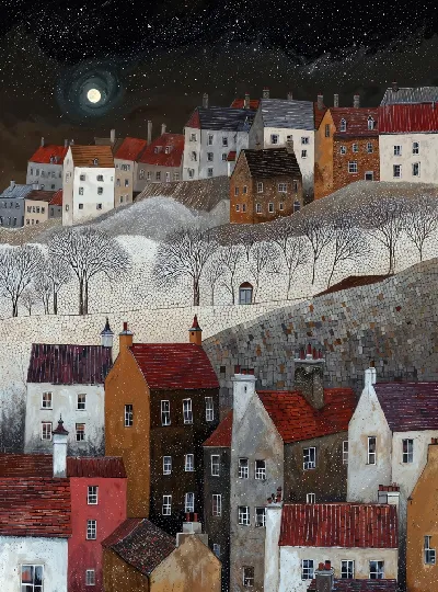 Плакат Над крышами №53