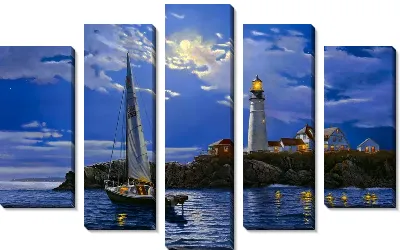 Модульная картина Маяк (Lighthouse) №2