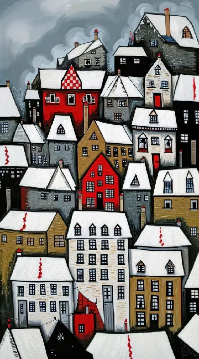 Плакат Над крышами №68