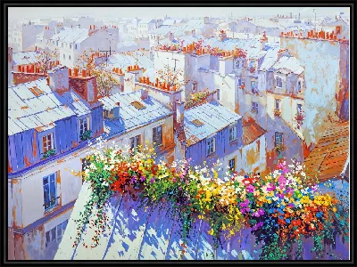 Картина Крыши домов №5