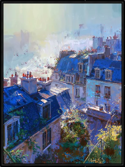 Картина Крыши домов №6