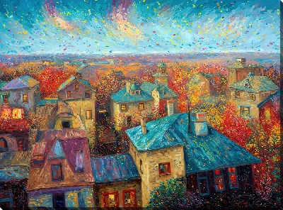 Постер Крыши домов №9