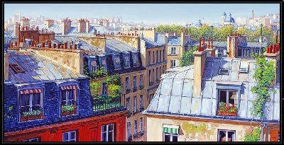 Картина Крыши домов №40