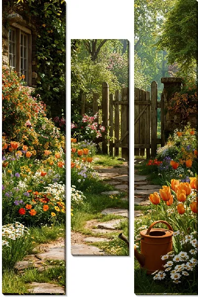 Модульная картина Сады цветут №12