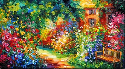 Картина Сады цветут №33