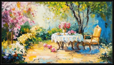 Картина Летний сад №47