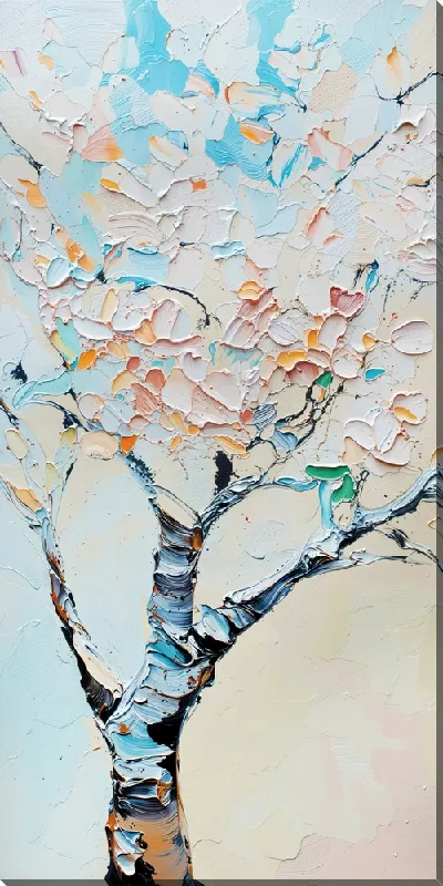 Картина маслом Цветущее дерево №4