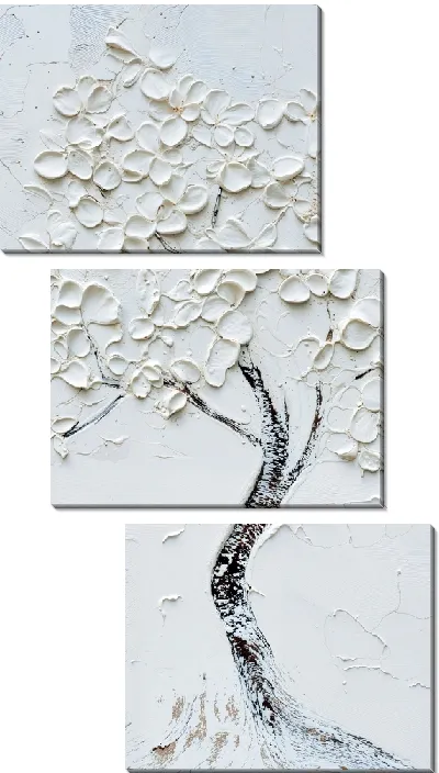 Модульная картина Цветущее дерево №7