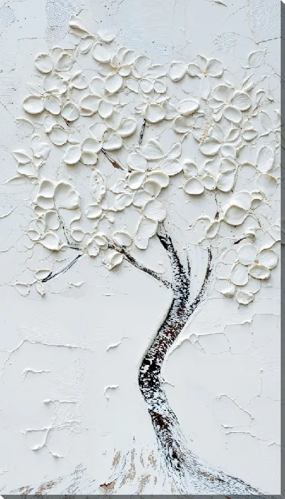 Картина маслом Цветущее дерево №7