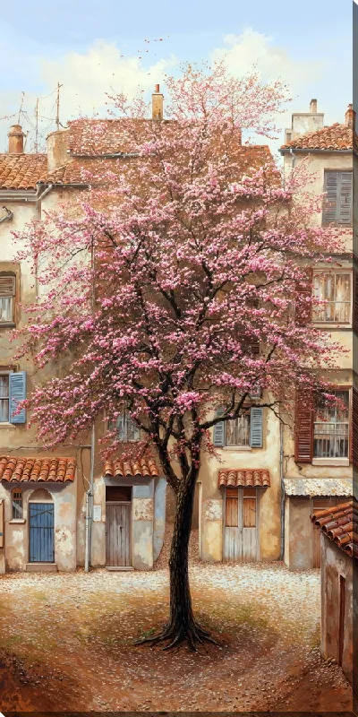 Картина маслом Дерево цветущее №26