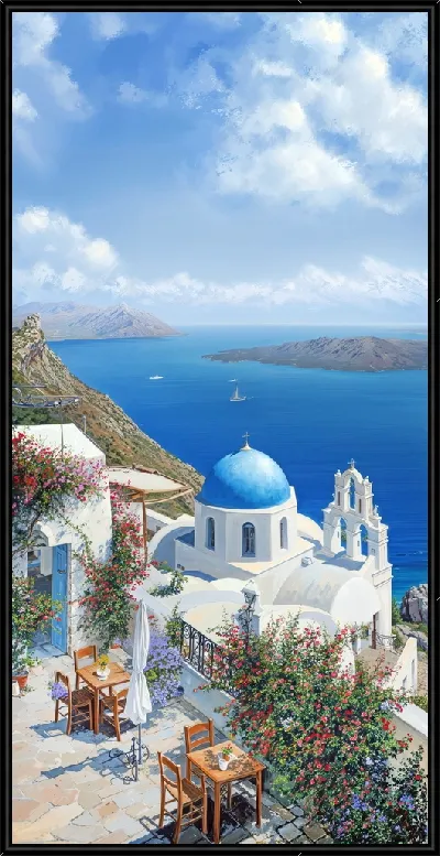 Картина Санторини №6